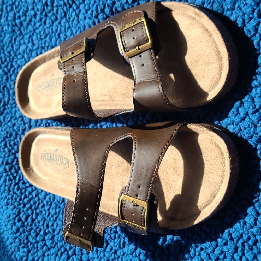 Men's Woodstock sandals size 10M